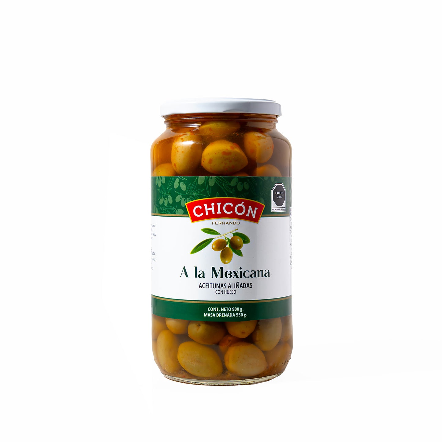 Aceitunas aliñadas 'a la Mexicana' 900g