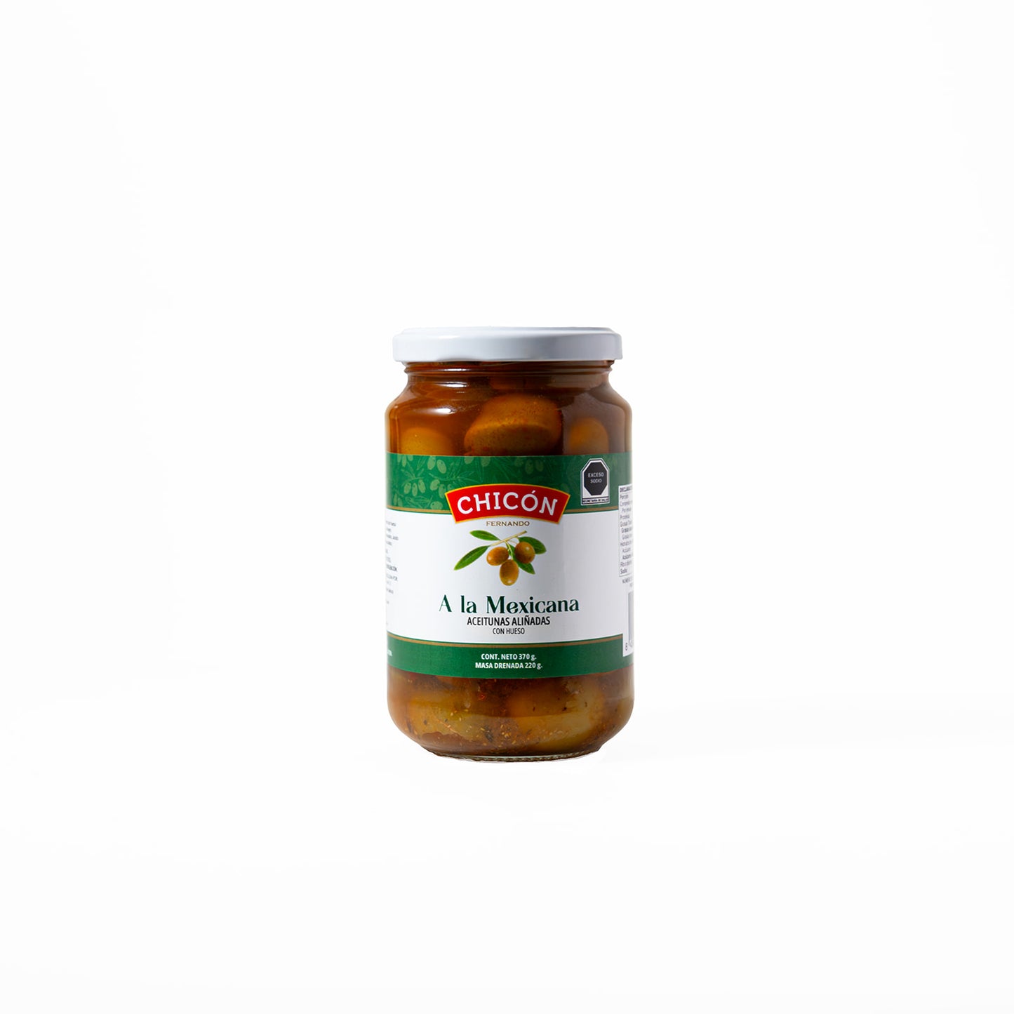 Aceitunas aliñadas 'a la Mexicana' 370g